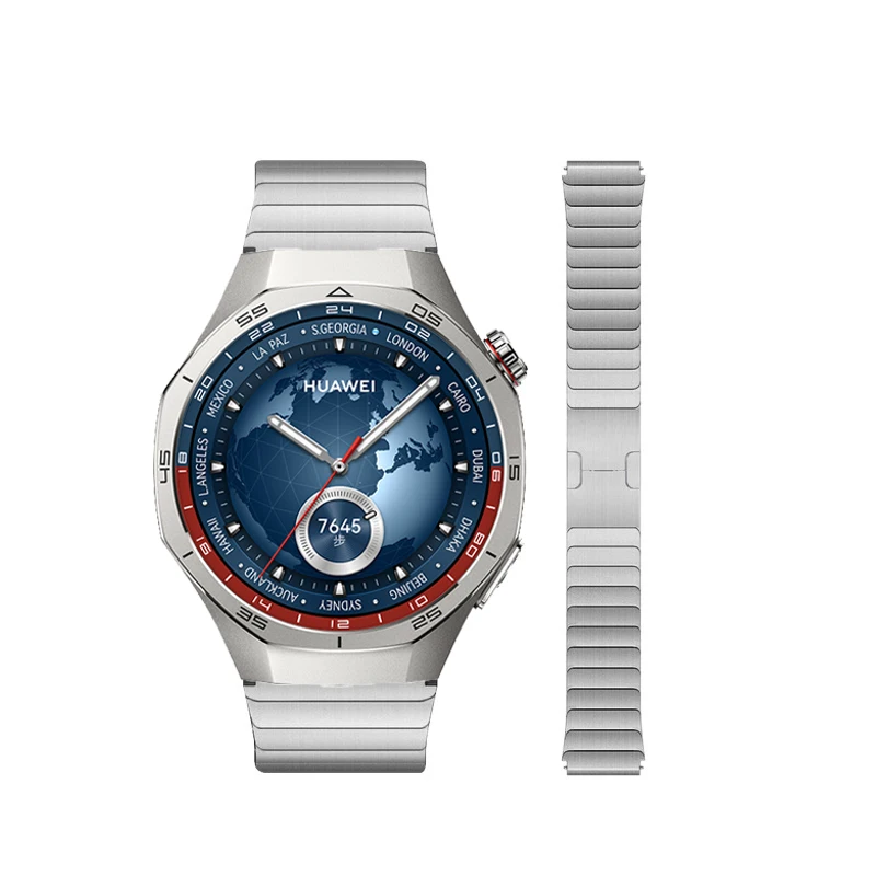 22MM Metal Strap for Huawei Watch GT5 Pro/GT5 4 46mm Business Replaceable Bracelet for Huawei Watch 4 3 Pro/GT2 Band Accessories