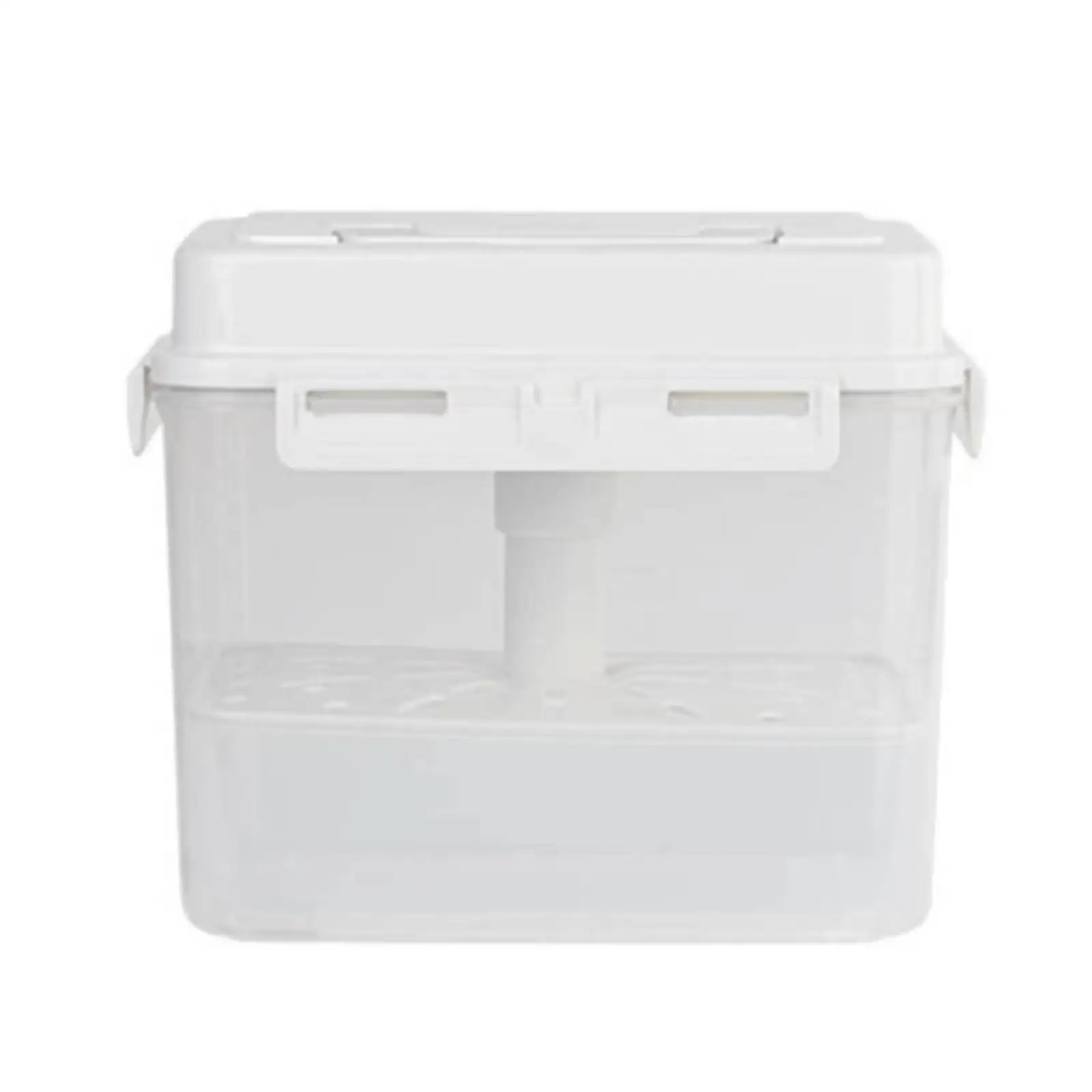 5L Pickle Storage Container Fresh Keeping Jar Square Fermentation Container Food Box for Refrigerator Brined Vegetables