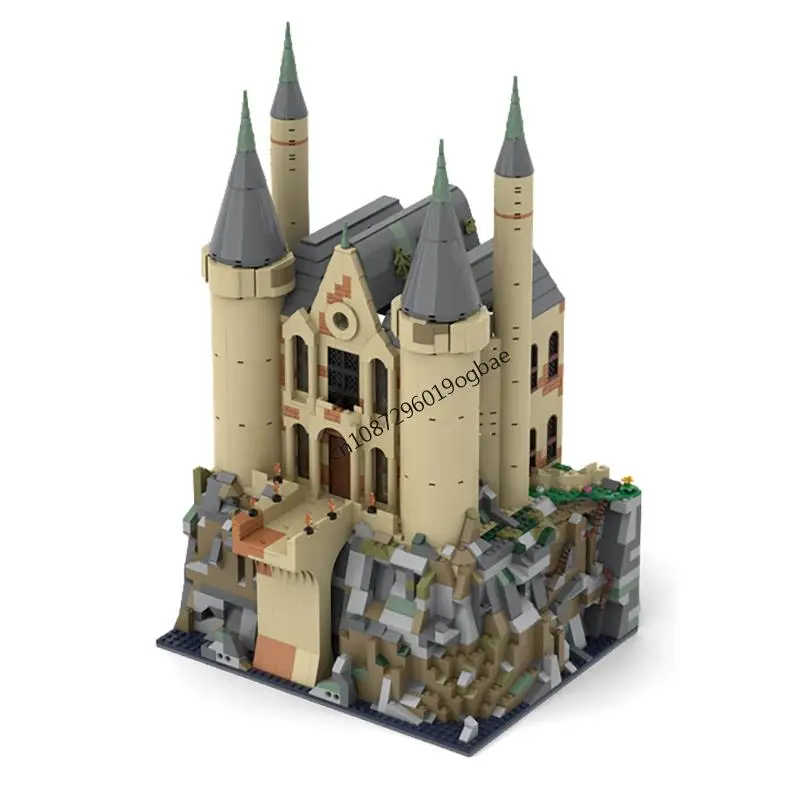 NEW 1835pcs magic movie Harrying  MOC Hogsmeeda side entrance Model DIY creative ideas ChristmasToy Assembly Puzzle BirthdayGift