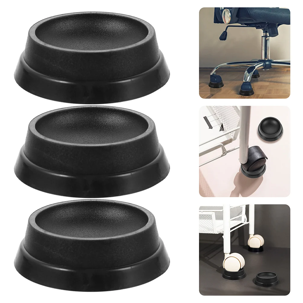 

IWOWHERO 8pcs Table Leg Floor Protectors Non Furniture Pads Bed Stoppers Caster Wheels for Carpet