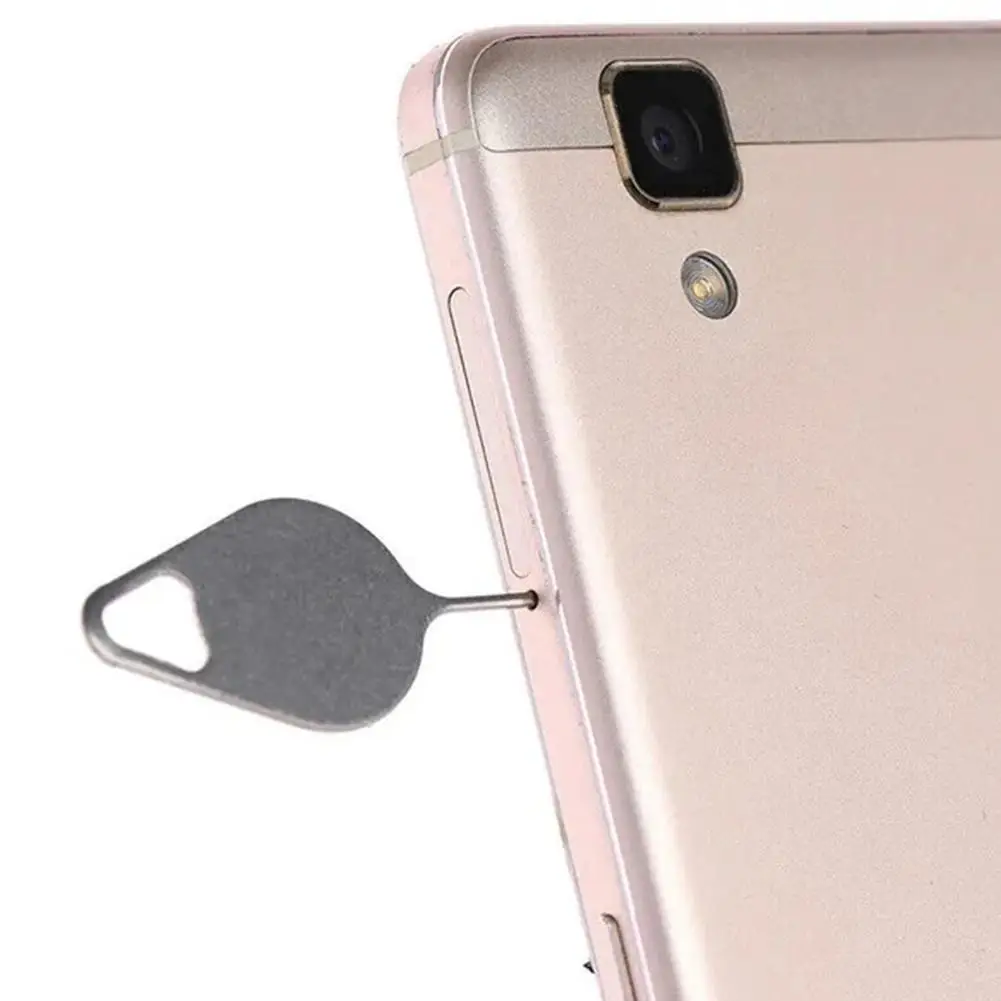 Card Retrieval Needle  Android SIM Apple Phone  Mobile Card Reader  Universal All Steel  Hardened Keychain