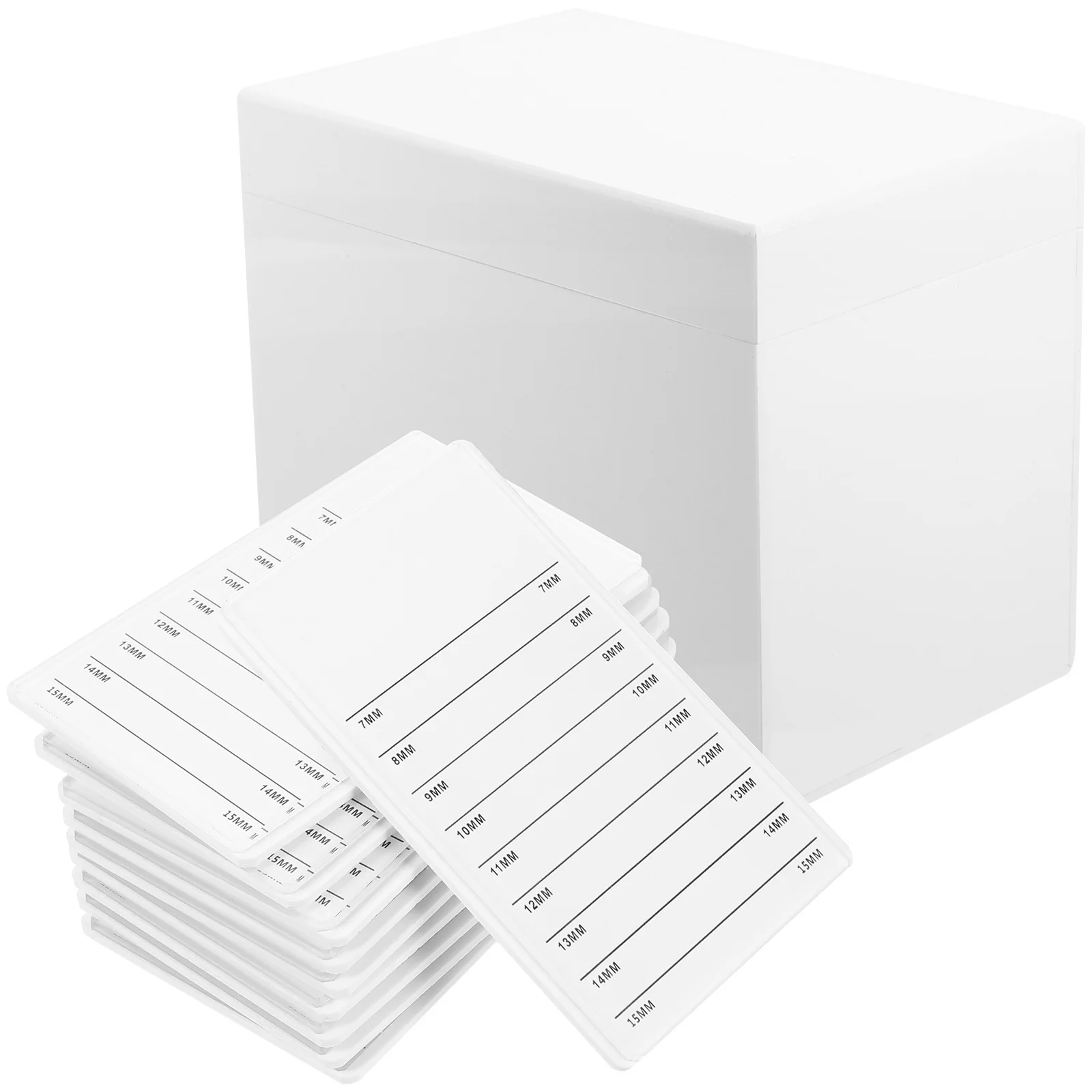 10-Layer Eyelash Storage Box Acrylic Dust Cover Shatter-Proof Makeup Organizer False Eyelashes Grafting Lash Container Display