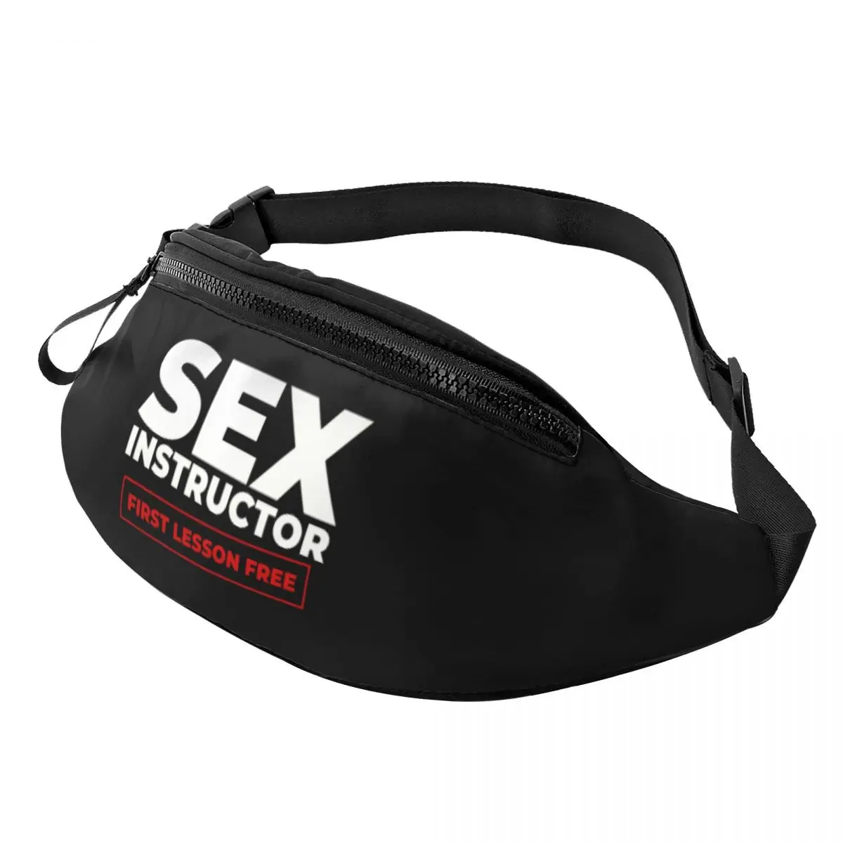 Instrutor sexual Fanny Pack para homens e mulheres, bolsa de cintura crossbody casual para correr, bolsa de dinheiro para telefone