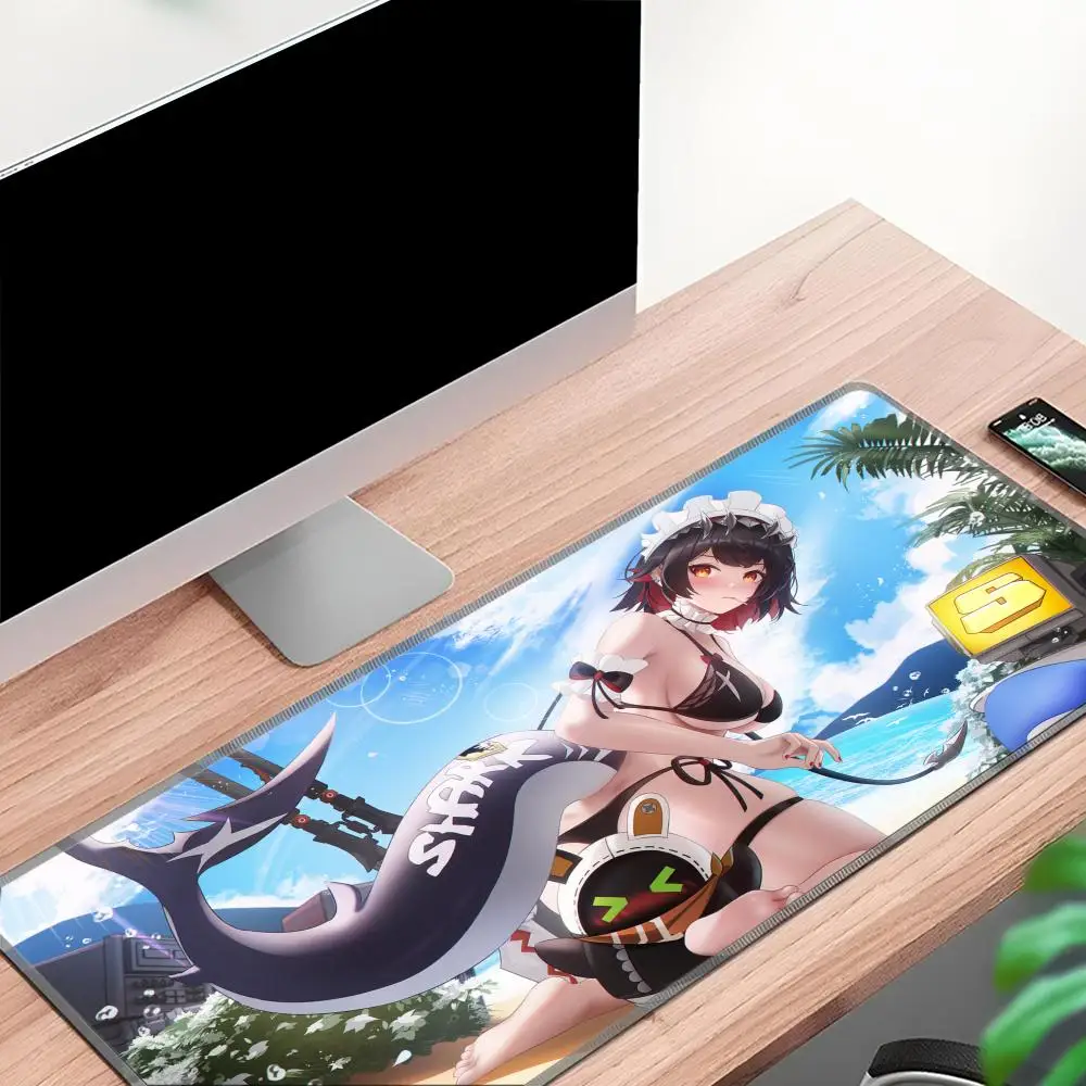 Ellen Joe Zenless Zone Zero MINISO Mauspad E-Sportspieler Schreibtischunterlage mit Pad Gaming-Zubehör Prime Gaming Tastatur Pad X