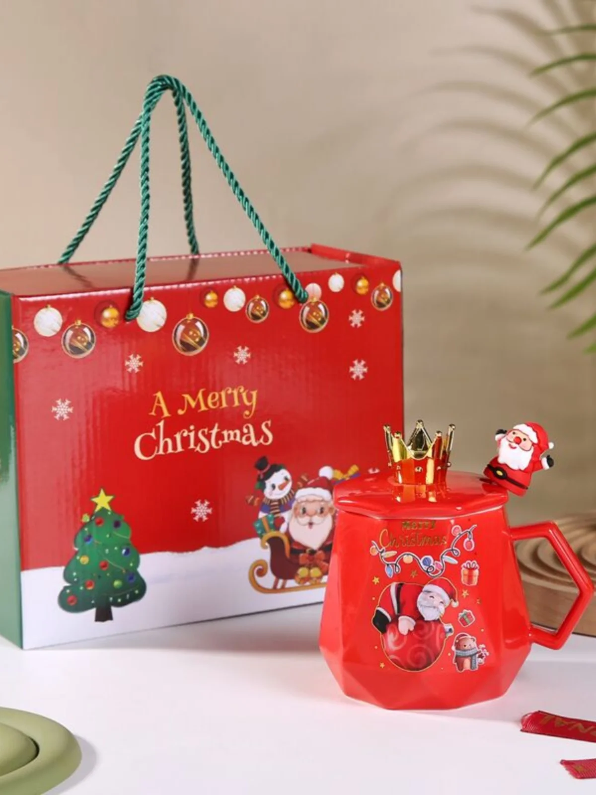 

Набор кружек Cisas Cerc с крышкой и ложкой, подарочный набор для влюбленных на День святого Валентина, сувенир для мужчин и женщин