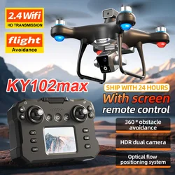 2025 New KY102 MAX Drone Professional brushless 8k Camera Four-Axis Aerial Photography with Screen Remote Control 5G WIFI GPS