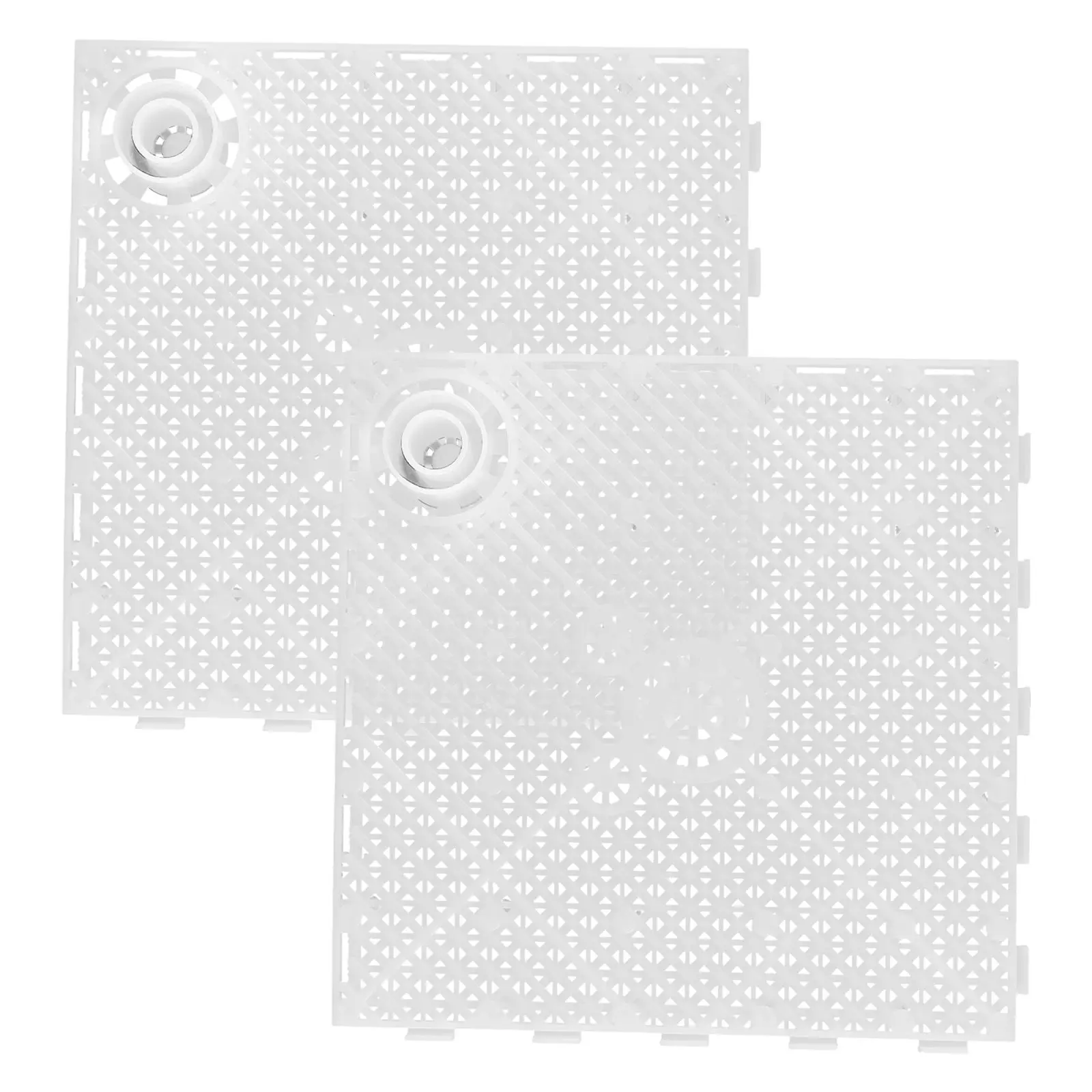 

2Pcs Fish Tank Bottom Filter Plate Breeding Box Isolation Grid White Baby PVC Material Easy Installation Safe for Fish Aquarium