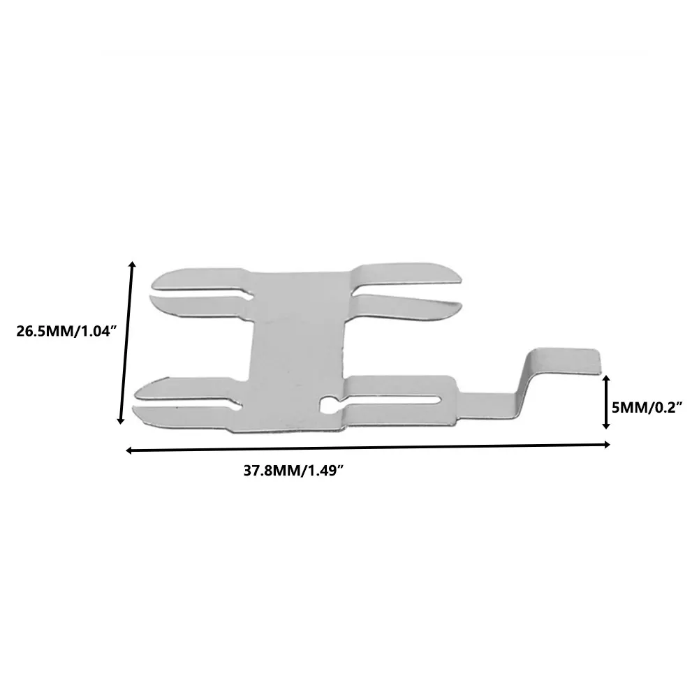 Nickel Plating Strip para baterias de lítio, folhas de níquel, aço chapeado, Brand New, 10Set (Total 60Pcs), 37.8*26.5mm