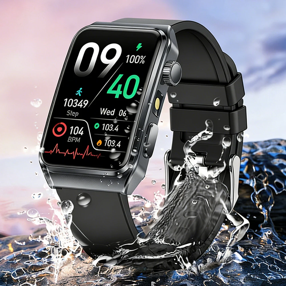 

Высококачественный спортивный и медицинский смарт-браслет: отслеживание липидов, мочевой кислоты, артериального давления, Bluetooth-звонки, умные часы-трекер здоровья