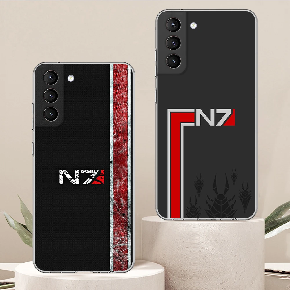 N7 Mass Effect Phone Case For Samsung S23 22 21 20  8 9 10 S8 9 10 Plus S10E S10 Lite S6 7 Edge Plus phone Covers Silicone Cover