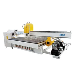 Axis Automatic 4 Cnc Router 1325 1300*2500Mm 3D Wood Carving Engraving Machine With Rotary Device
