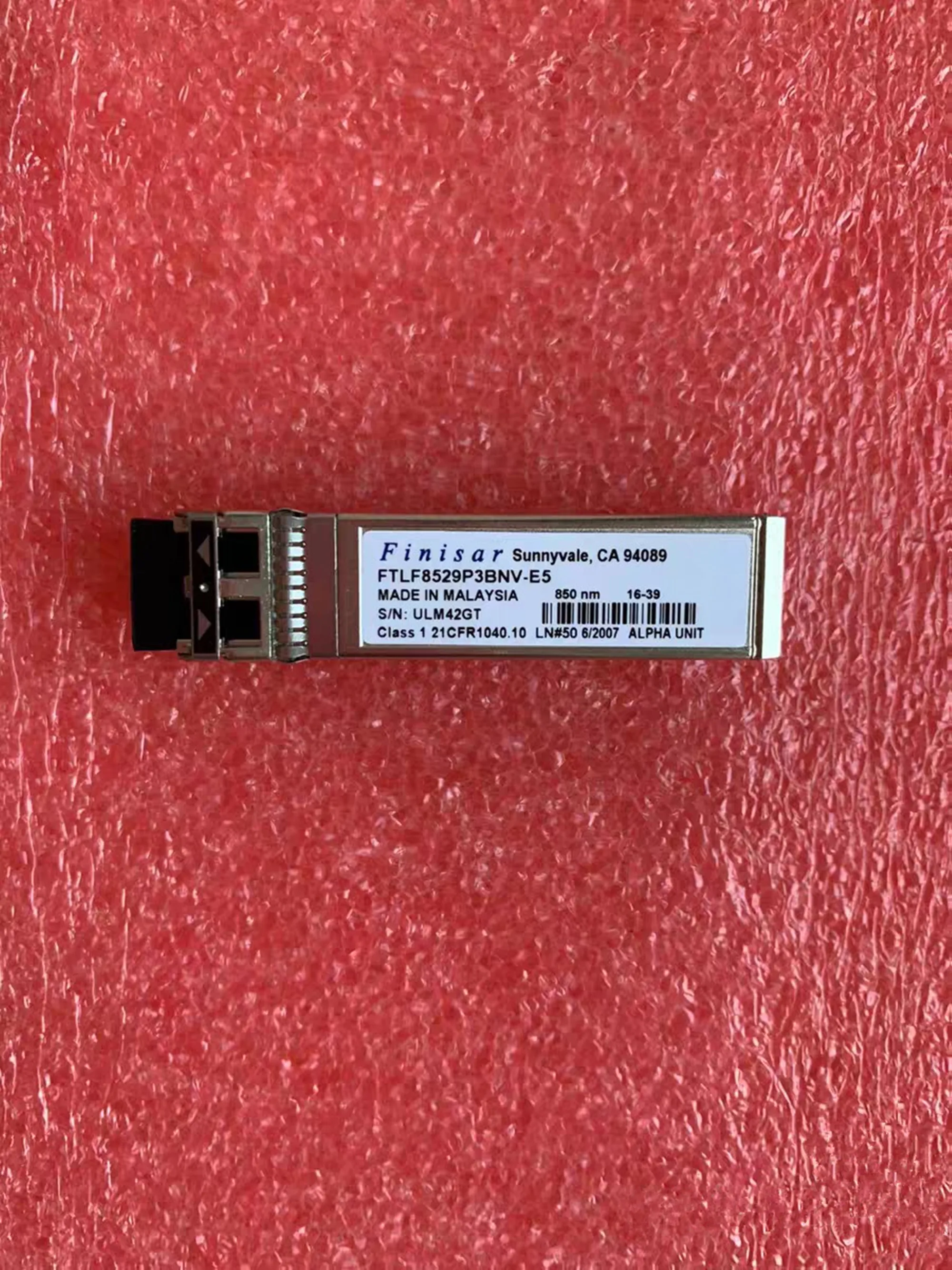 Original New Finisar Transceiver Switch SFP 16G 850NM FTLF529P3BNV-E5 16GB Fibre Channel Module