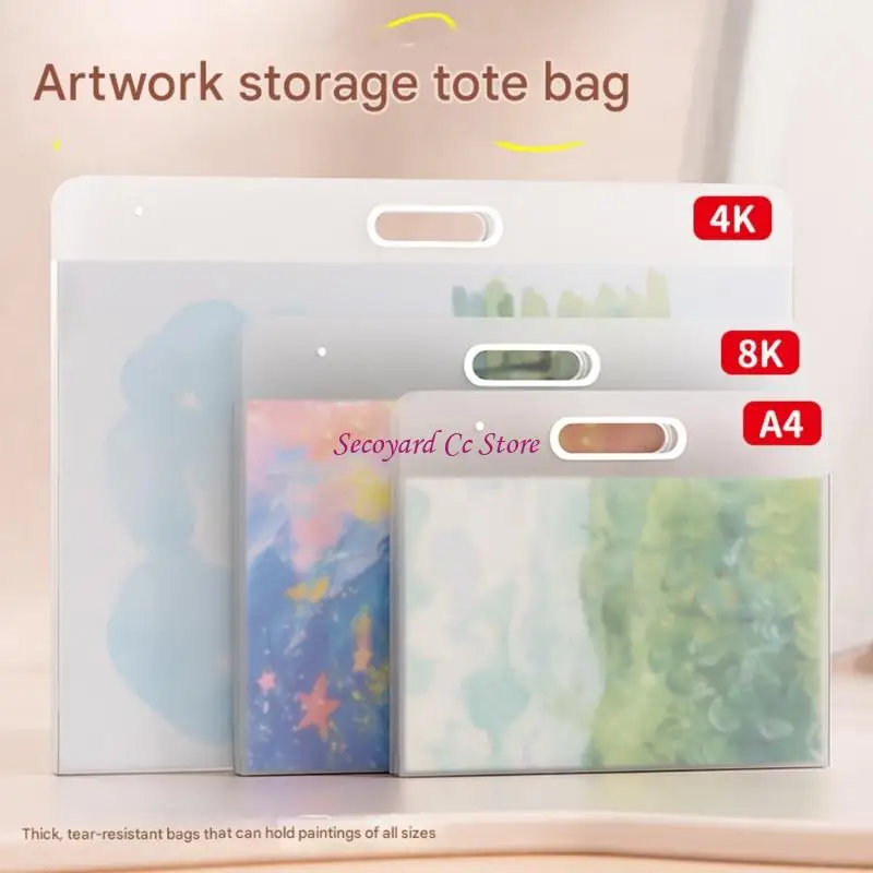 

N3UC Clear Window Document Holders File Carry Bag For Office School Business Travel