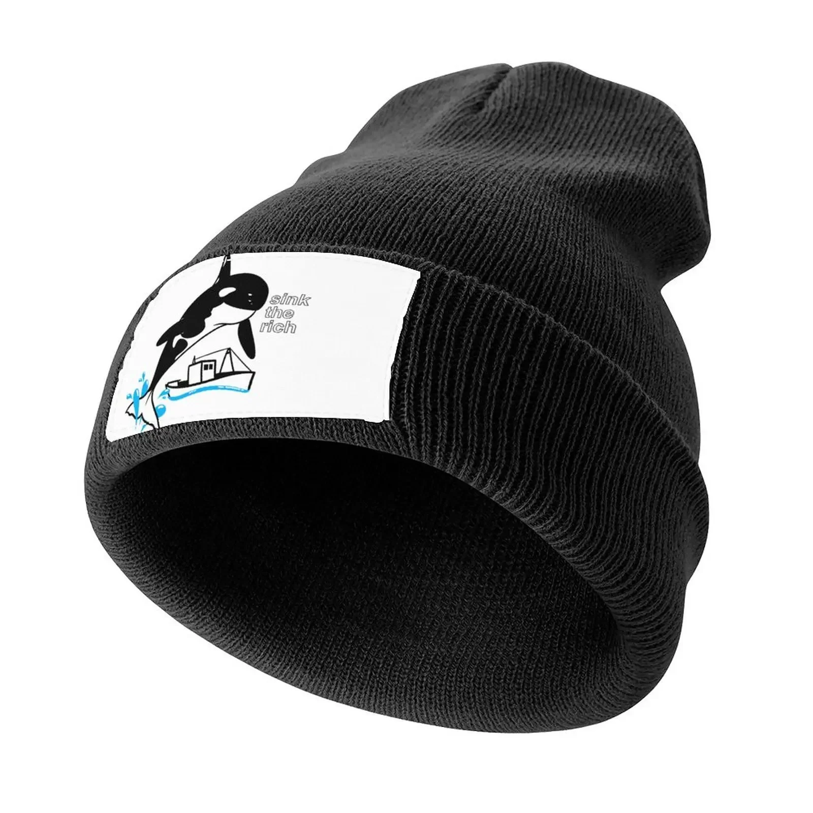 

Sink the rich - Orca Knitted Cap Military Cap Man Golf Cap Snap Back Hat Hats Woman Men's