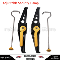 Adjustable 2PCS Lockable Roof Bar Ladder Clamps Adjustable