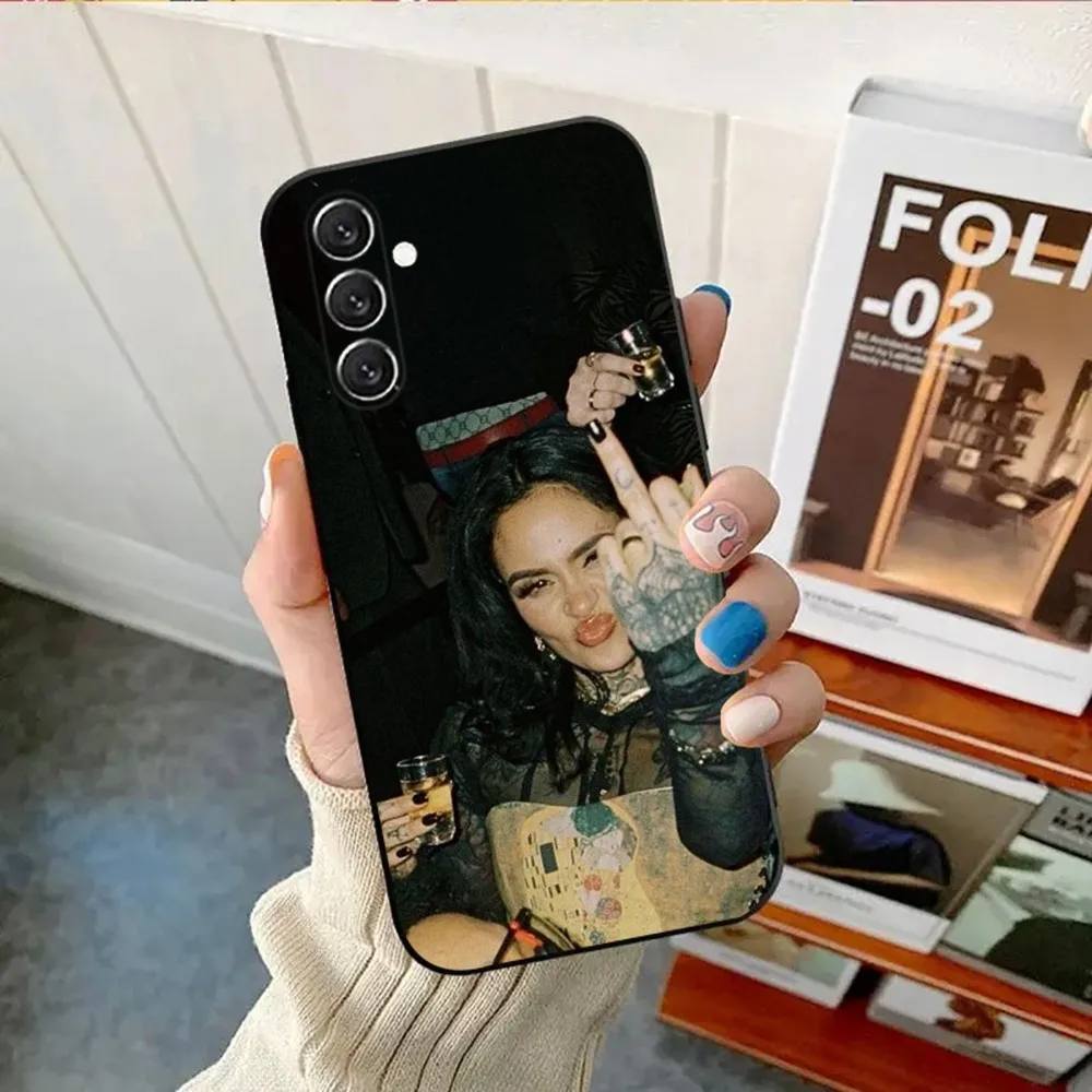 Singer Kehlani Parrish Phone Case For Samsung Galaxy A13,A21s,A22,A31,A32,A52,A53,A71,A80,A91 Soft Black Cover image 4