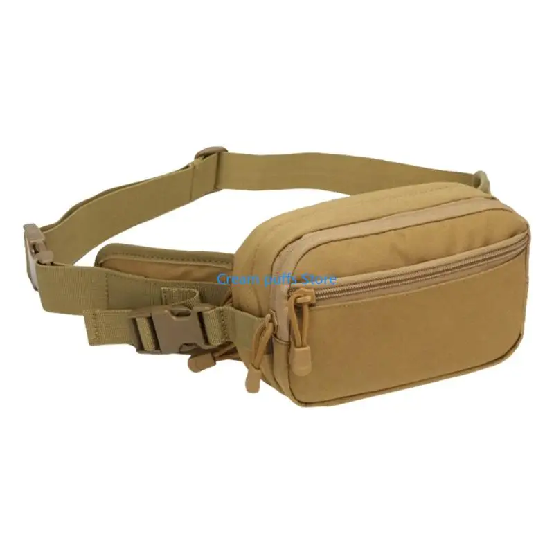 50LE Tactically Fannys Pack for Men Crossbody Waist Bag for Hunting Fishing Hiking Travel Compact Belt Bag