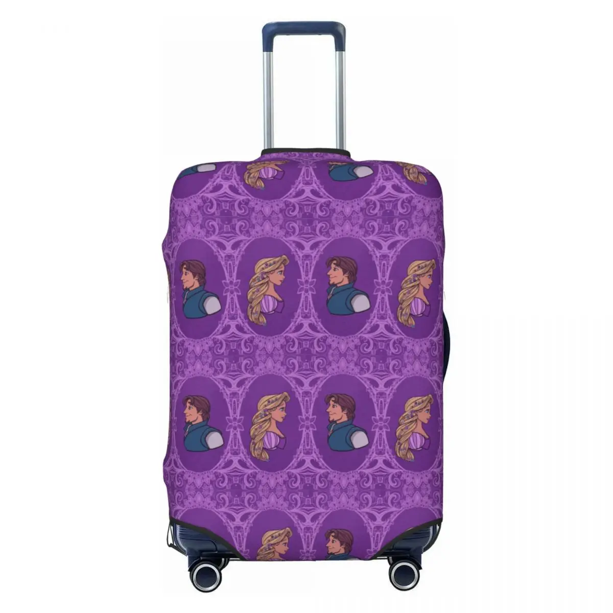 

Чехол для чемодана «Принцесса Тangled» на заказ, моющийся, с мультяшным рисунком, забавный, защитный, подходит для чемоданов 18-32 дюйма