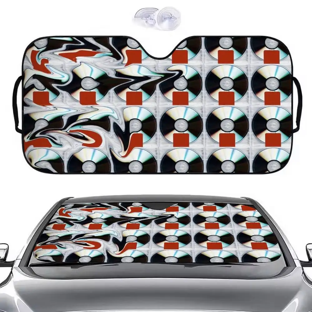 

Singer K-Kanye W-West автомобильный солнцезащитный козырек, зонтик, лобовое стекло автомобиля, солнцезащитный козырек, защита от ультрафиолета и внутренний охладитель