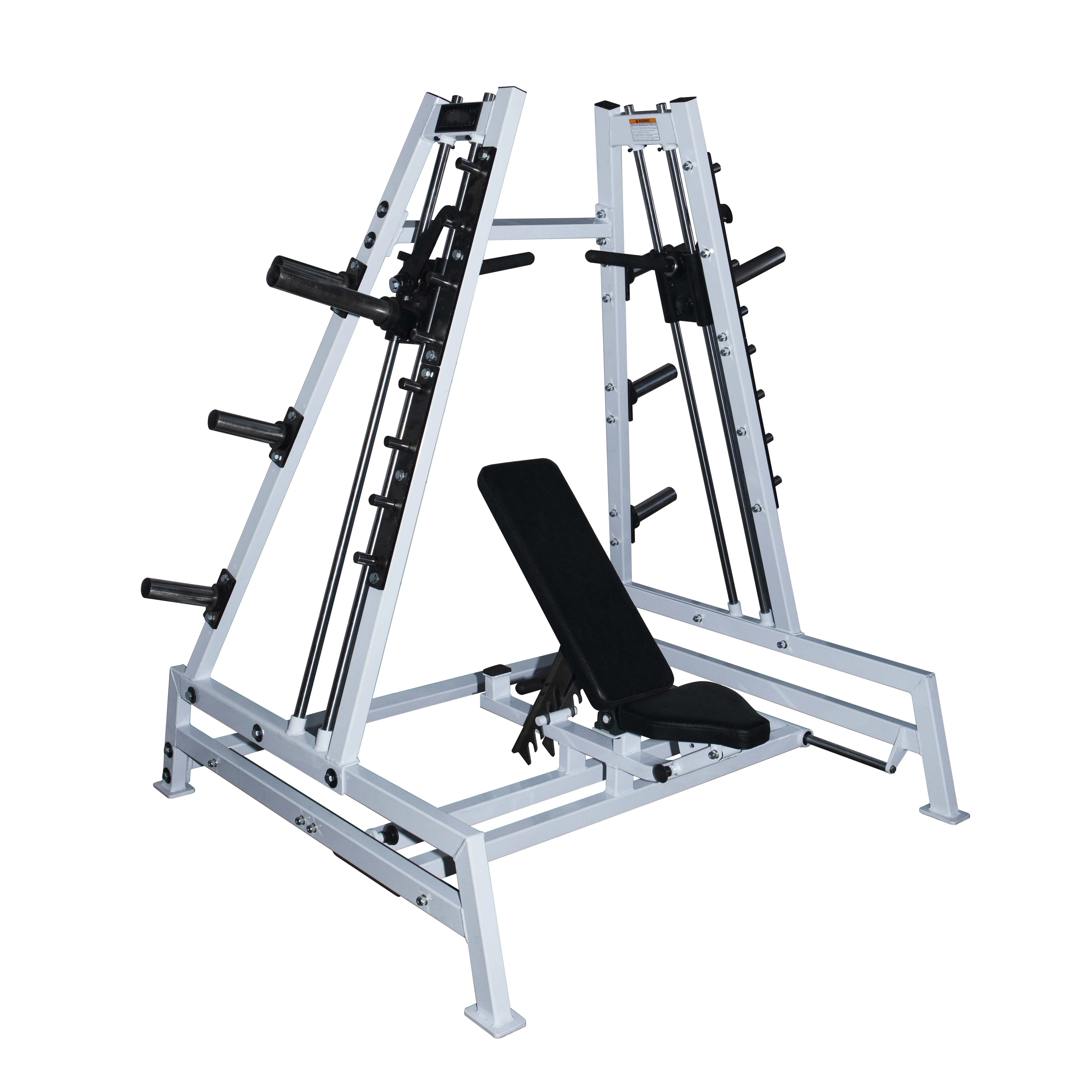 Multifunctional Plate-Loaded Power Smith Machine Dual System Effective Workout for Pectoral Muscles