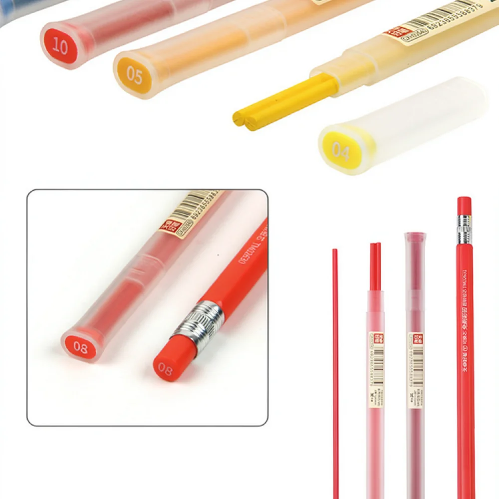 For Tianzhuo Retractable Oil Colored Pencils Mechanical Drawing Pen Set Non Sharpening Lead Art Supplies For Coloring Sketching
