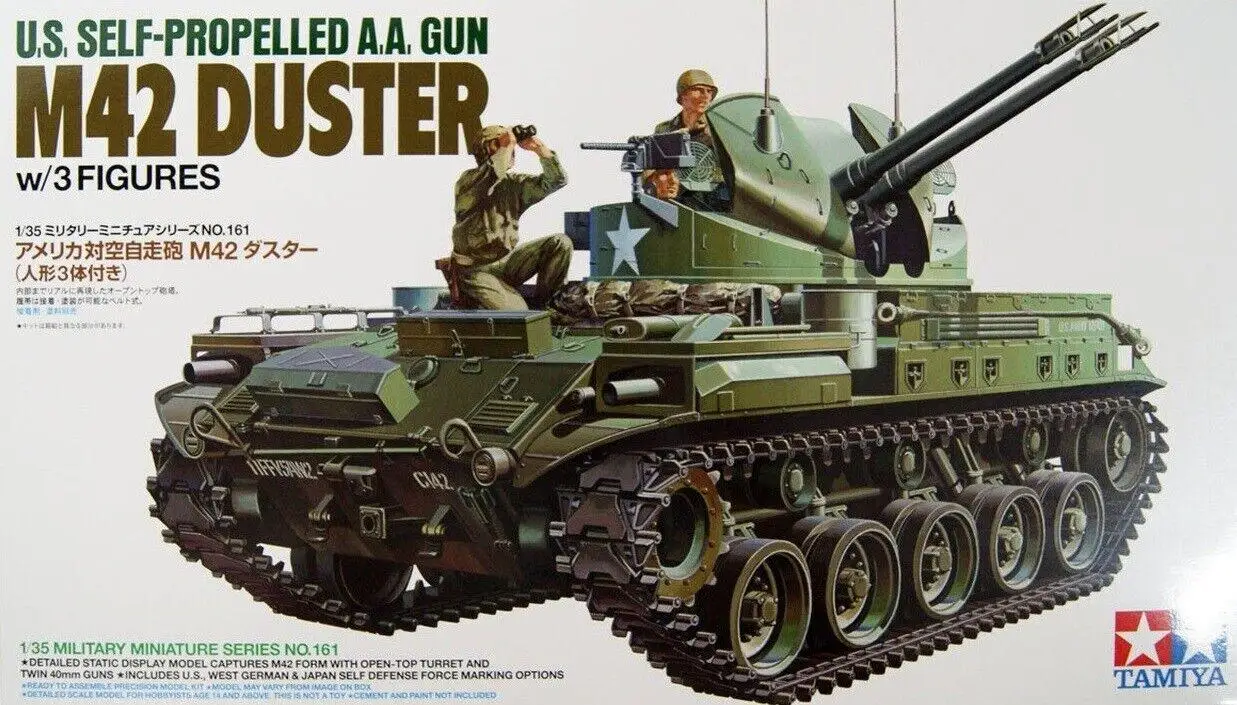 

Tamiya 35161 1/35 Scale Tank Model Kit U.S Army M42 Duster Self-Propelled AA Gun Model Building