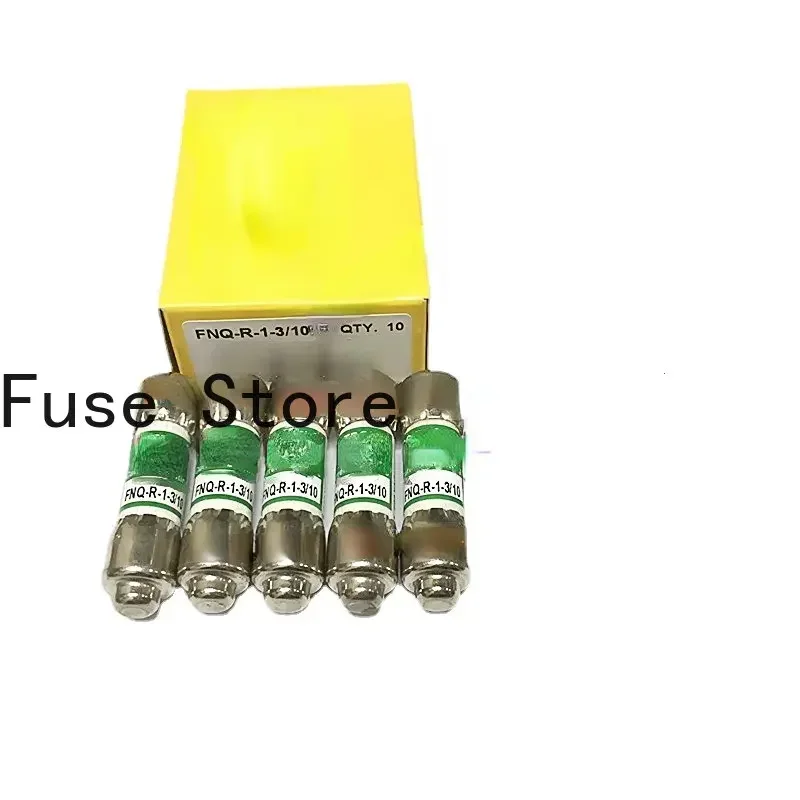 10PCS Fuse  FNQ-R-1-3/10 1.3A 600V 10 * 38