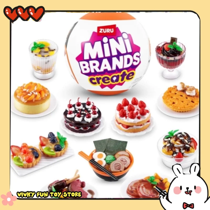 

New Mini Food Model Blind Box Toy Cooking Ball Surprise Box Diy Creative Ornament Model Holiday Gift
