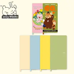 Kinbor Kawaii Notebook 2023 Agenda Handbook Weekly Time Diary Planners Organizer Notepads دفاتر блокнот Office School Stationery