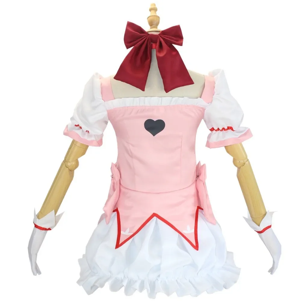 Anime Kaname Madoka Cosplay Costume Magica Kaname Dress Wig Kaname Madoka Outfits for Comic Con