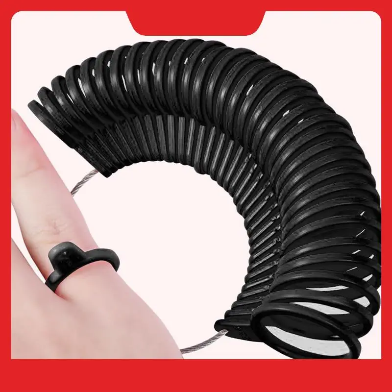 

A32HOT-Ring Sizer Measuring Tool, Quickly Calculate 4 Sizes Ring Sizing Stick Protective For Jewelry For Men Women Durable Easy