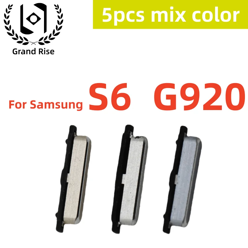 5 Set Side Volume Button + Power On/Off Button Key for Samsung Galaxy S3 S5 S6 S7 Edge G925 G920 G930 G935 image 4