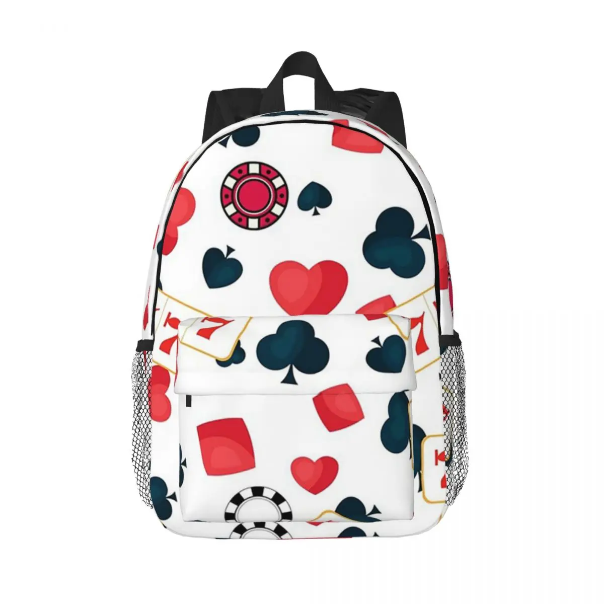 ポーカースロットマシンパターン-1-バックパックティーンエイジャーブックバッグファッション学生スクールバッグラップトップリュックサックショルダーバッグ大容量