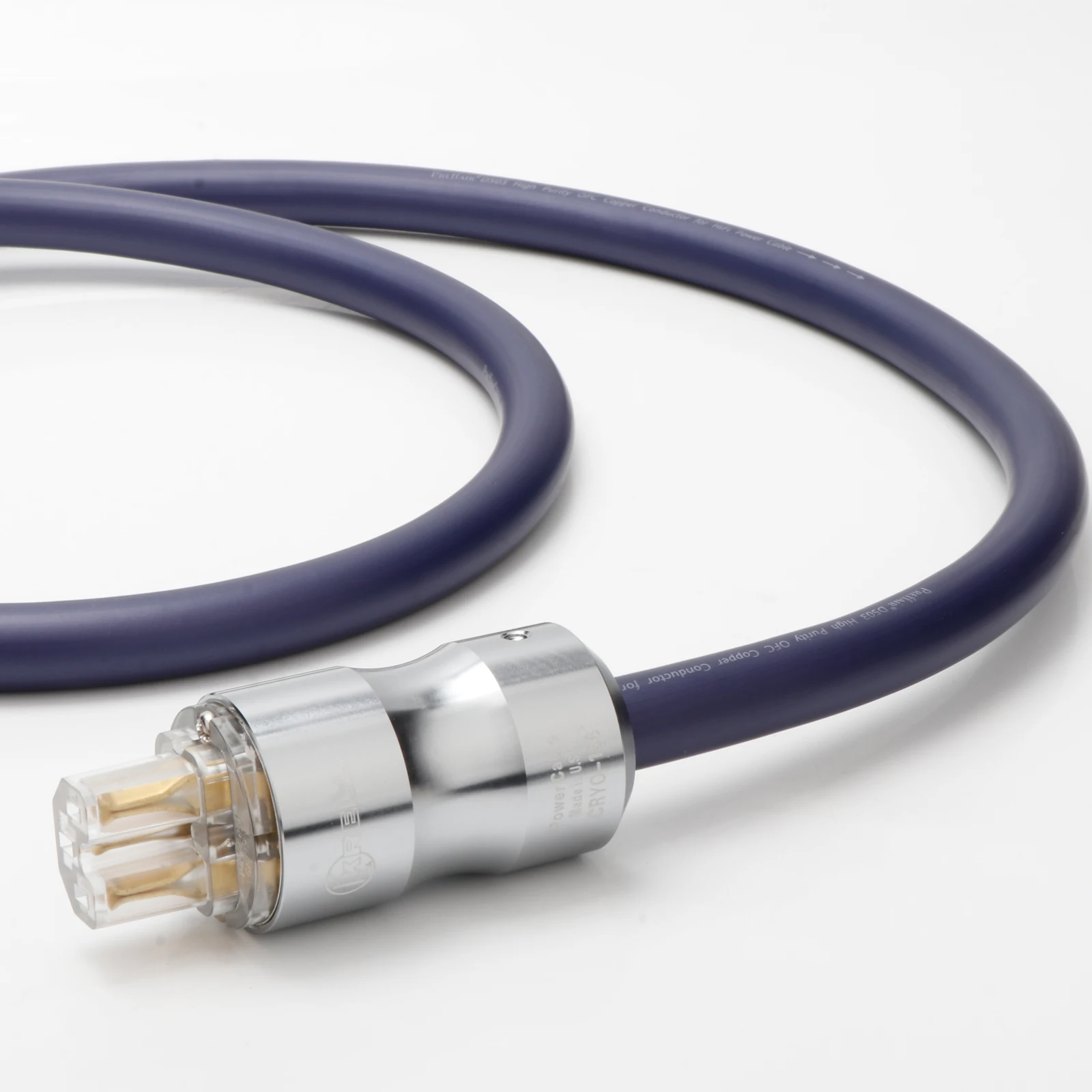 Preffair-Cable de alimentación SCHUKO de cobre D503 OFC, enchufe europeo chapado en oro, HIFI, para DVD, CD, AMP Line