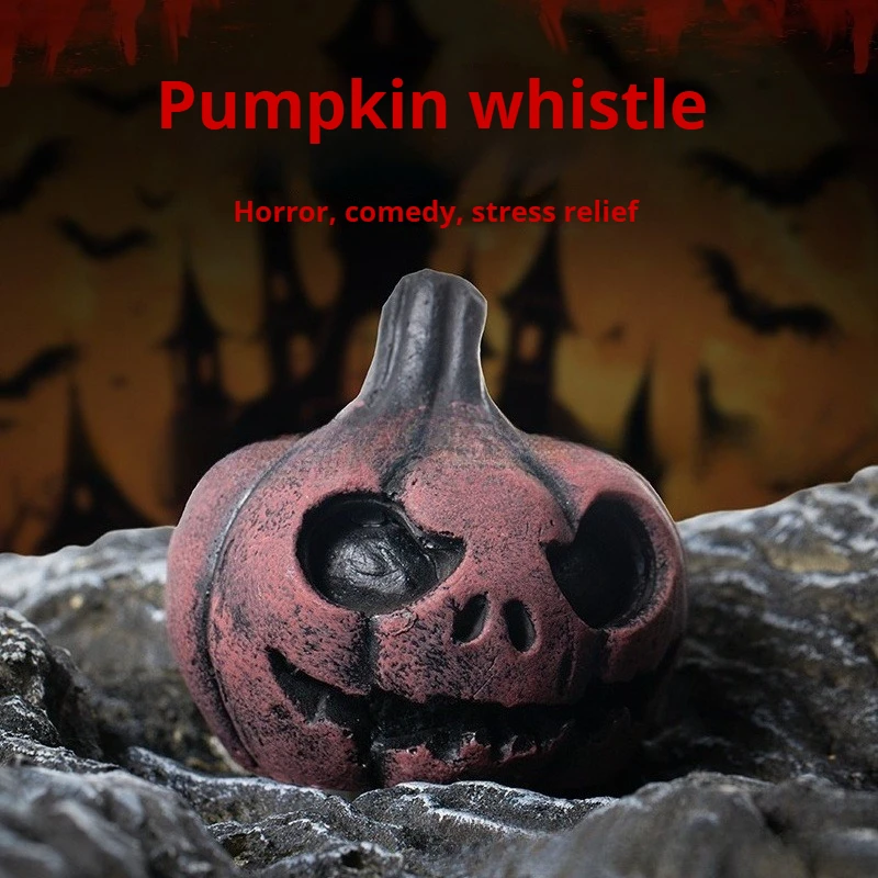 

Ацтекский свисток смерти ручной работы, тыква, Хэллоуин, ужасный звук, новинка, игрушечный свисток для вечеринки ужасов или розыгрыша