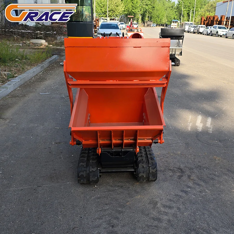 الصين البسيطة المسار قلابة 500 كجم شاحنة قلابة صغيرة البنزين الزاحف قلابة صغيرة