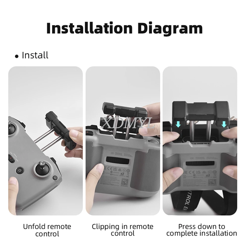 Controlador cordão pescoço cinta controlador pendurado cinta para dji rc/rc 2/rc n1/rc n2/rc n3/rc pro mini 4k/4 pro/neo/air 3/air 3s