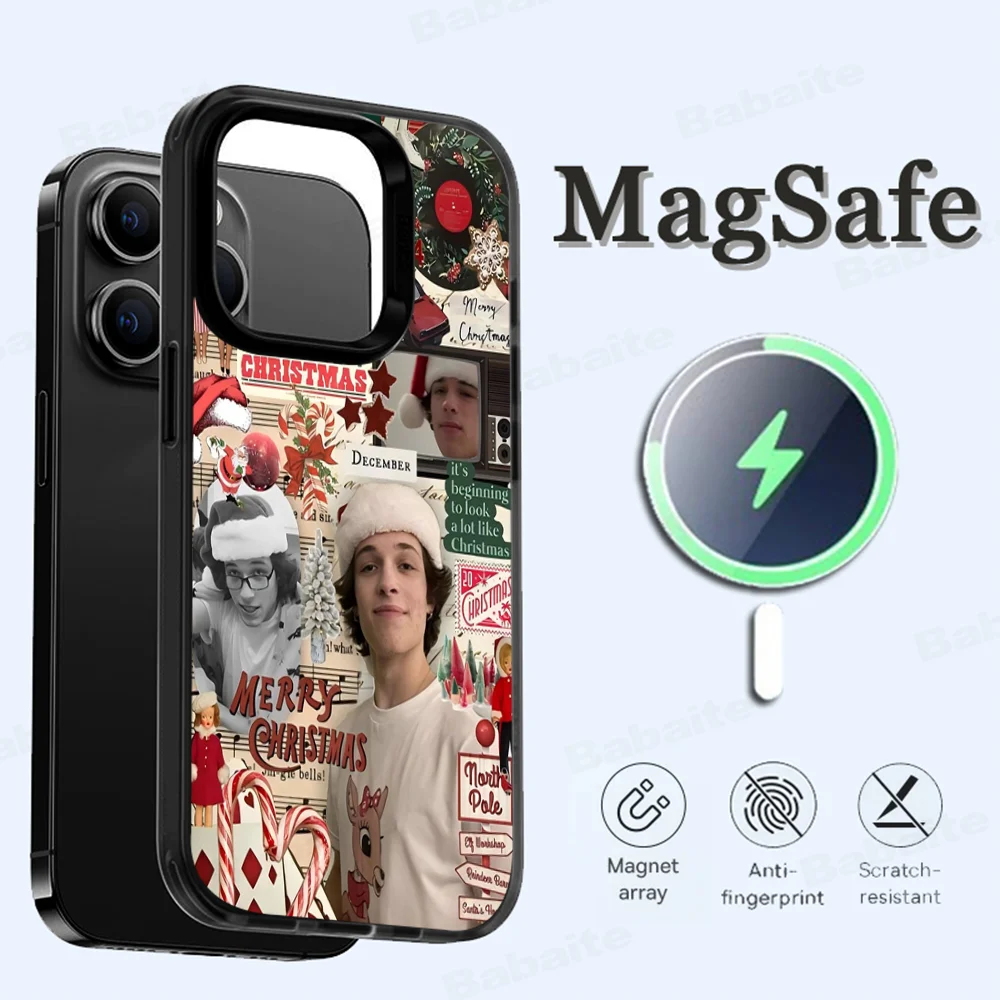 S-Sturniolo T-Triplets Phone Case Magesafe Magnetic Wireless Charge Case For iPhone 16 11 12 13 14 15 Pro Max Plus Mini