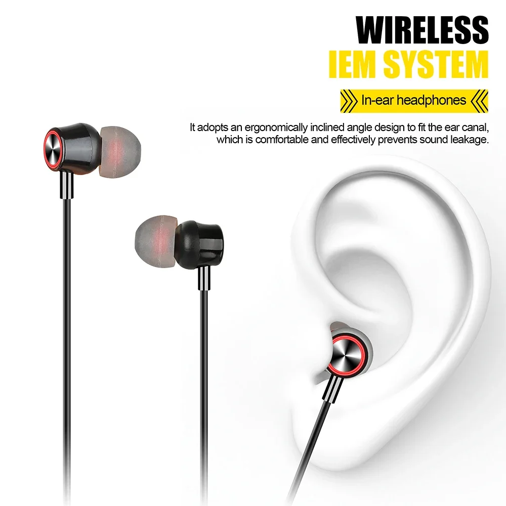 Двойная Беспроводная система ушного монитора dgног PSM400 UHF, моноканальный профессиональный мониторинг IEM для студии выступлений на сцене