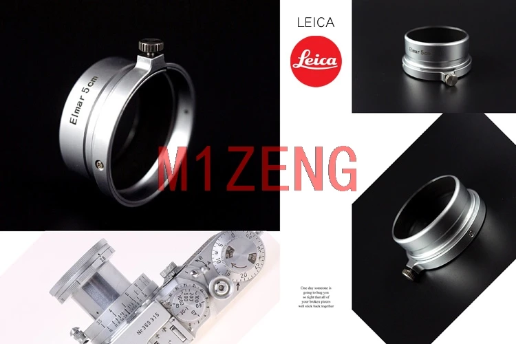 Leica Leitz Summaron Elmar용 구리 금속 렌즈 후드 커버 보호대, 35mm 50mm 3.5cm 5cm A36 카메라 렌즈