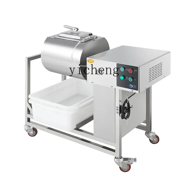 XL Commercial Bacon Presser Full-Automatic Large Vacuum Tumbler Hamburger Fried Chicken Equipment Set