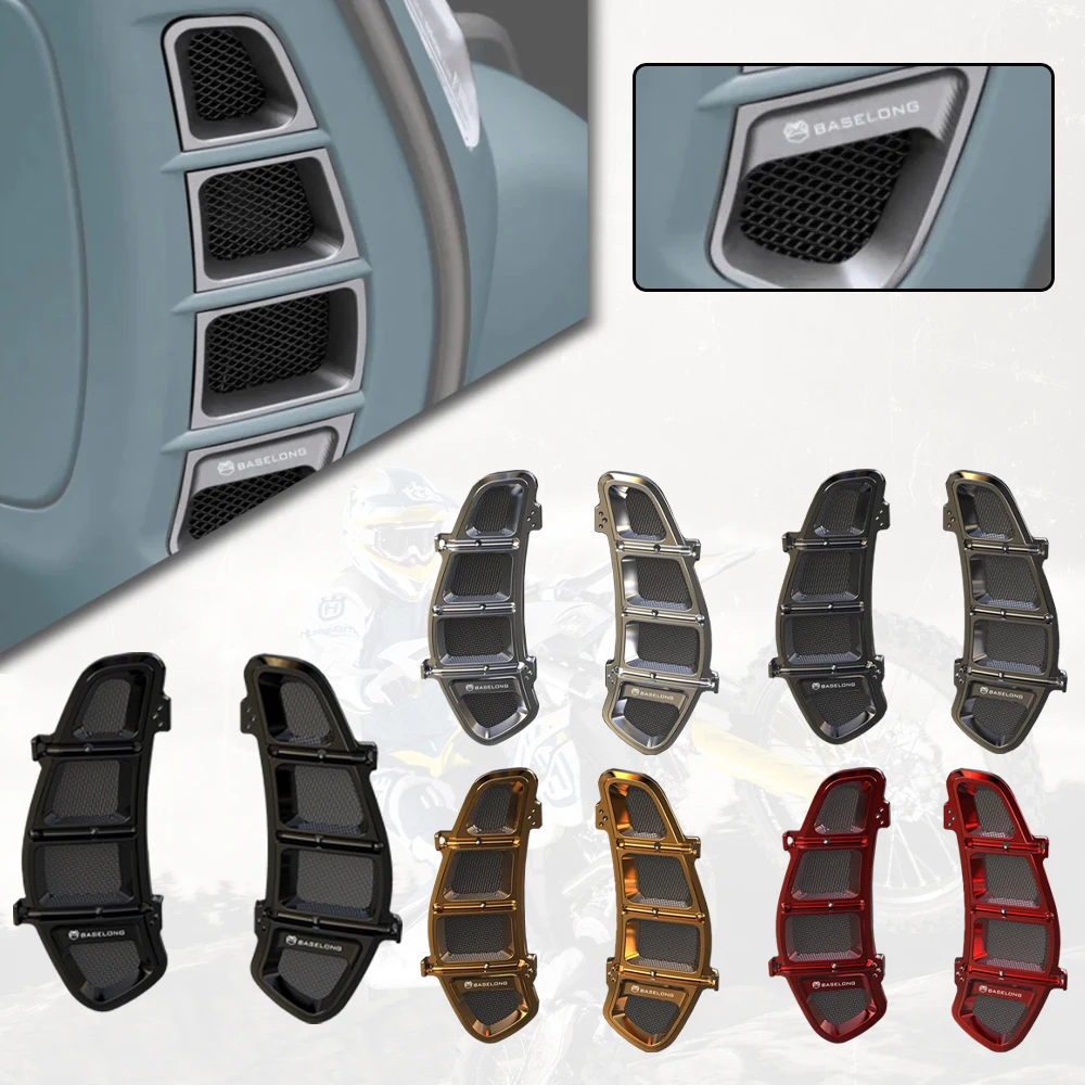 Motorcycle glove compartment ventilation grilles FOR GTS GTV 125 200 250 2003-2020 Super ABS Sport Tech IGET Touring Glove box