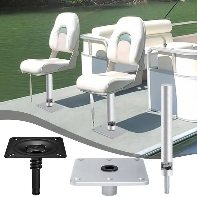 Boat Pedestal Seat Package Marine Boat Pedestal Base Swivel Base Plate Boat Seat Pin Post Marine Boat Seat Base For Boat Pontoon