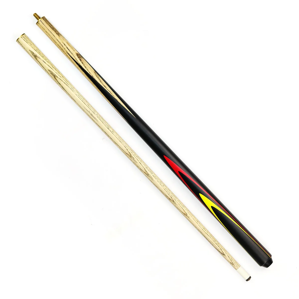 

JDH 1.2m 1/2 Snooker Cue with Ash Wood Shaft for Children/Kids Play,Non-standard Snooker Cue for Mini Snooker Billiards Game