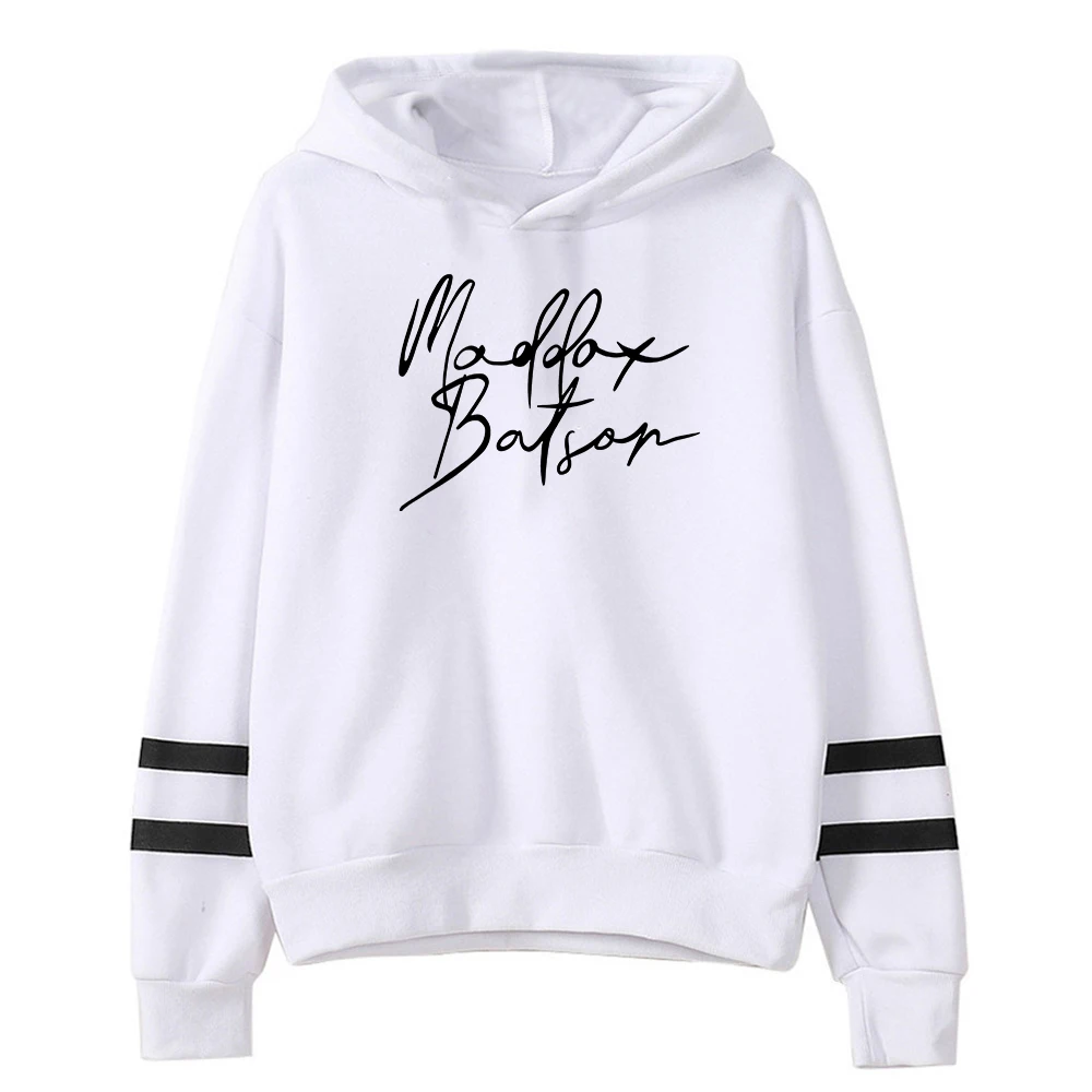 Maddox Batson Signature Hoodie 2025 World Tour Pocketless Parallel Bars Sleeve Streetwear Women Men Hooded Sweatshirt