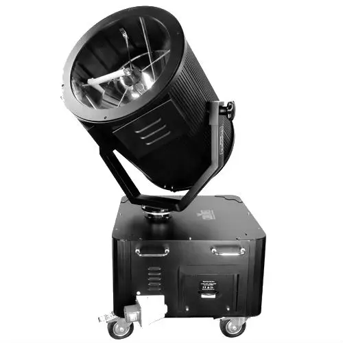 Single head high power outdoor sky tracker searchlight