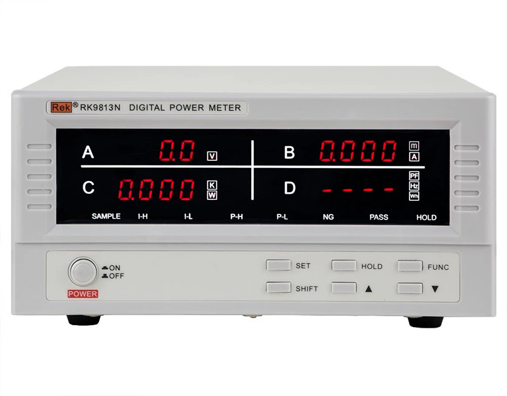 intelligent power tester measures single-phase electrical equipment voltage current power parameter display Digital Power Meter
