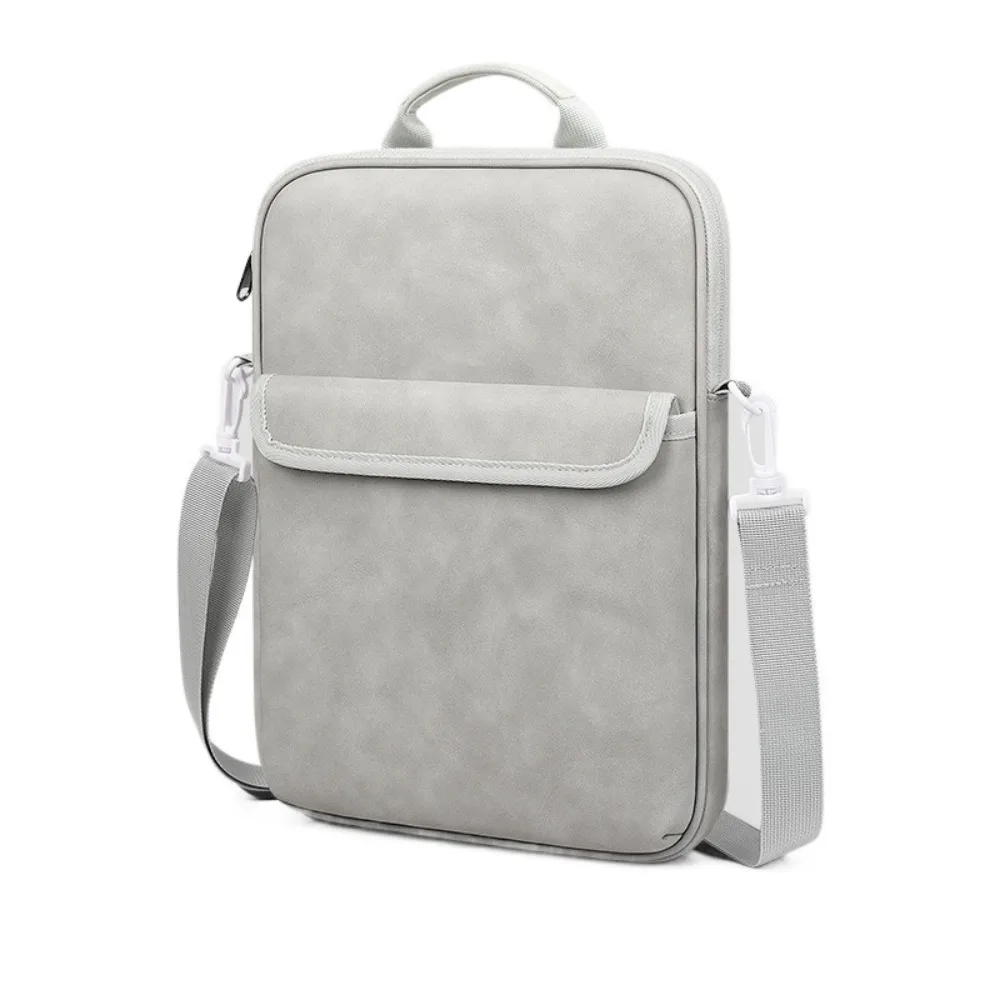 

New 11-13inch Tablet Case Nappa Leather Adjustable Laptop Sleeve Case with Shoulder Strap Waterproof Laptop Shoulder Bag