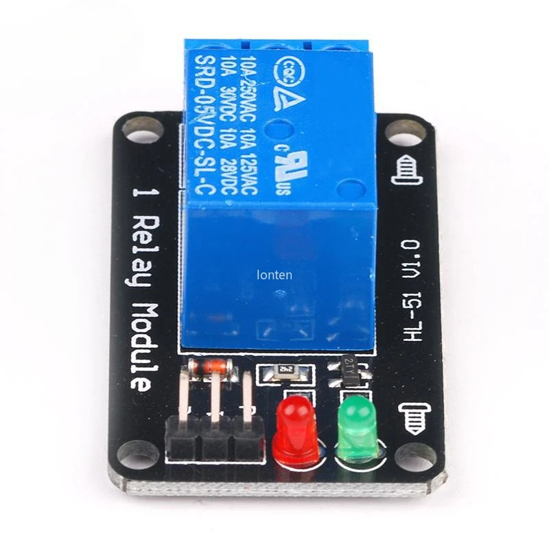60 pcs/pack 1 Relay Module 5V One Relay Drive Module, Single Chip Control Board