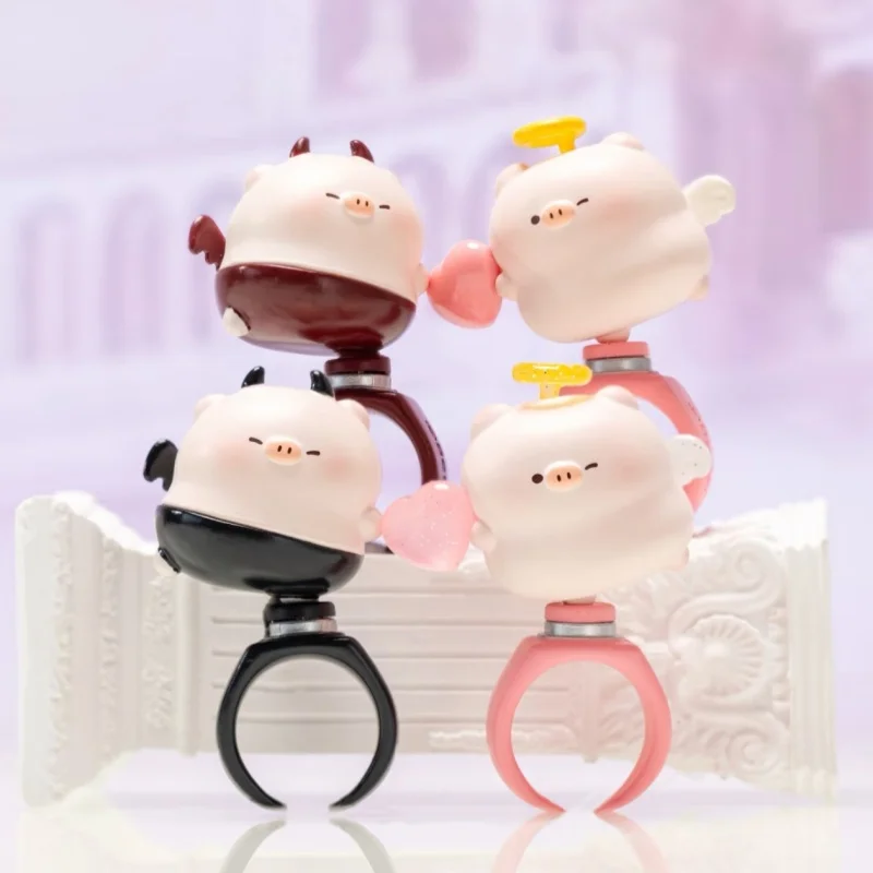 

Подлинная Tianbao Little Pig Starlight Waltz Series слепая коробка вращающееся кольцо игрушка свинья кукла аниме периферийное украшение для рабочего стола Gk